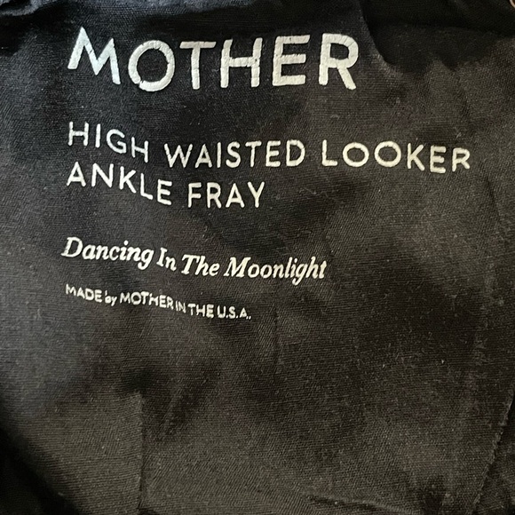 MOTHER high waisted looker ankle fray dancing in the moonlight size 29 - Picture 9 of 11